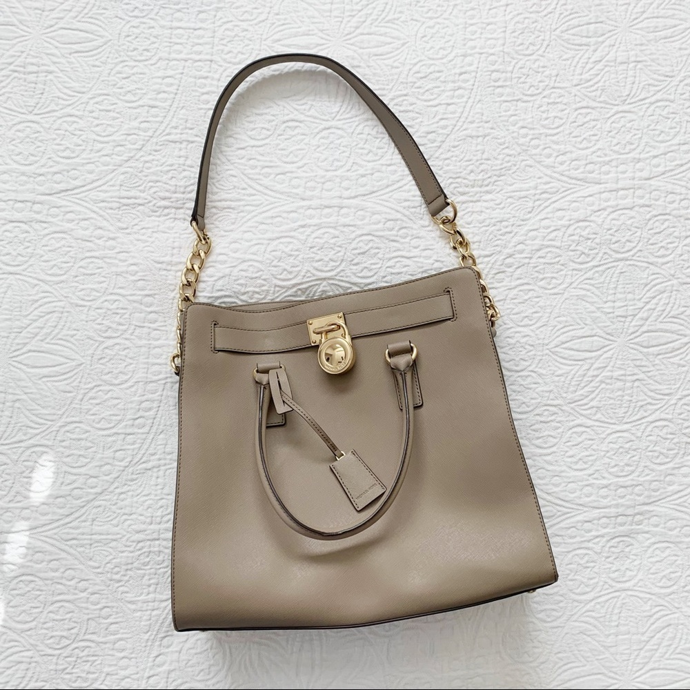 Michael Kors Large Hamilton Saffiano Tote